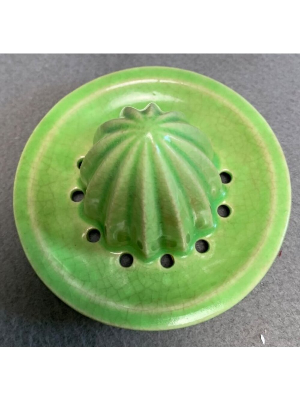 1950s Figural Girl Face Juicer/Reamer Handle Spout Maruto Moware - Picture 9 of 15